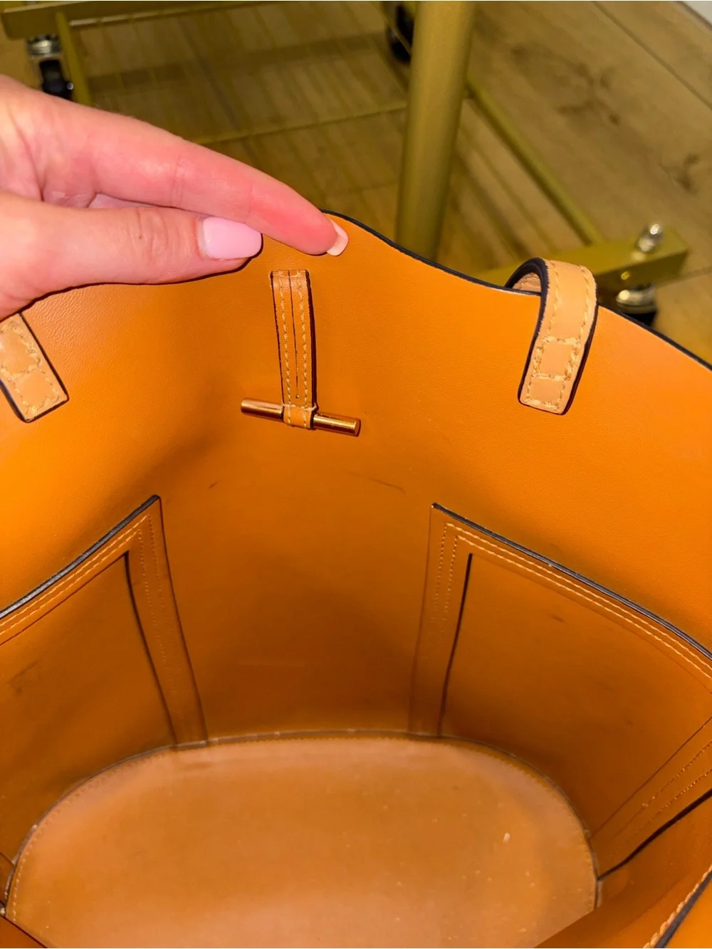 Camel Tory Burch Tote